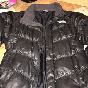North face 550 jacket - girls M (10-12)